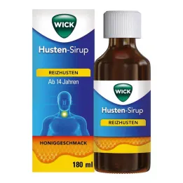 WICK Hostesaft for tørr hoste med honning, 180 ml