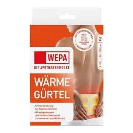 Wepa varmebelte bak, 2 stk