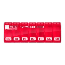 Wepa 1x7 ukeboks UV-beskyttelse + rosa, 1 stk