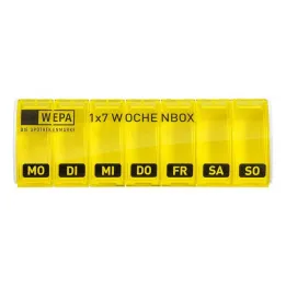 Wepa 1x7 ukeboks UV-beskyttelse + gul, 1 stk