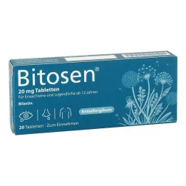 Bitosen 20 mg tabletter, 20 stk