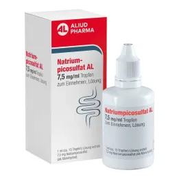 Natriumpikosulfat AL 7,5 mg/ml orale dråper, 50 ml