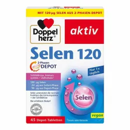 Doppelherz Selenium 120 2-fase depottabletter, 45 stk
