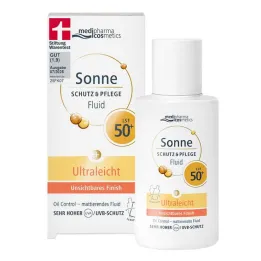 Solbeskyttelse & pleievæske ultralett LSF 50 + , 50 ml