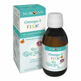 Norsan Omega-3 Fisk for barn væske, 150 ml