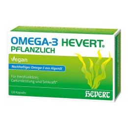 Omega-3 Hevert plantebaserte myke kapsler, 120 kapsler