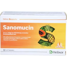 SANOMUCIN gastroresistente filmdrasjerte tabletter, 60 stk. Filmdrasjerte tabletter, resistente mot magesaft, 60 stk