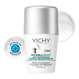 Vichy Deodorant Roll-on 72h Anti-Stain Invisible, 50 ml