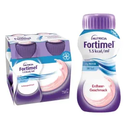 Fortimel 1,5 kcal jordbærsmak (4x200 ml)