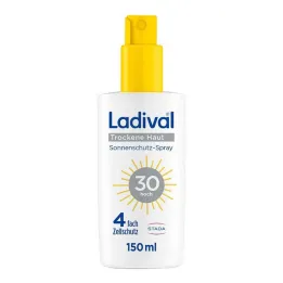 Ladival solbeskyttelsesspray for tørr hud LSF 30, 150 ml