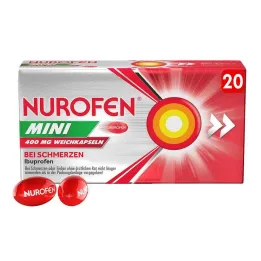 Nurofen Mini 400 mg myke kapsler, 20 stk