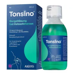 Tonsino gurgleløsning for sår hals, 240 ml