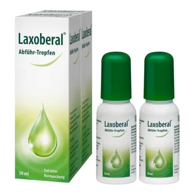 Laxoberal dråper, avføringsmiddel mot forstoppelse, 2x50 ml