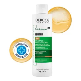 Vichy Dercos Anti-Dandruff 2-i-1 sjampo og balsam, 200 ml