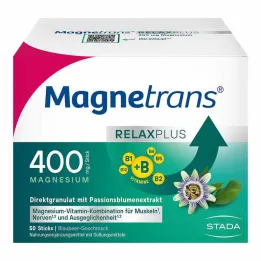 Magnetrans Relax + 400 mg granulatstaver blåbær, 50 stk