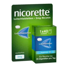 Nicorette freshmint 2 mg presset pastiller, 40 stk