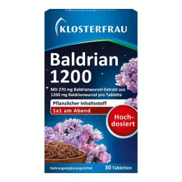Klosterfrau Valerian 1200 tabletter, 30 stk