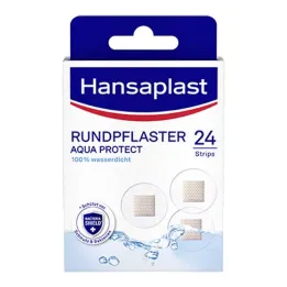 Hansaplast Aqua Protect rundpuss, 24 stk
