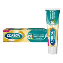 Corega Ultra Adhesive Cream Sterkt Hold + Forsegling, 40 g