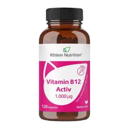 Vitamin B12 Activ 1000 µg høy dose + veganske kapsler, 120 stk