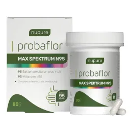 Nupure probaflor Max Spektrum N95 gastroresistente kapsler, 80 stk