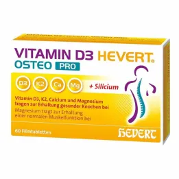 Vitamin D3 Hevert Osteo Pro filmdrasjerte tabletter, 60 stk