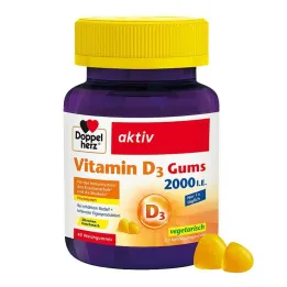 Doppelherz Vitamin D3 2000 I.E. Tannkjøtt, 40 stk