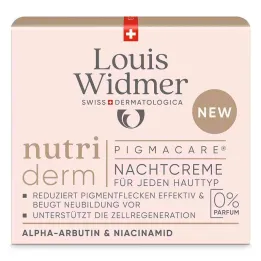 Widmer nutriderm Pigmacare nattkrem uten P., 50 ml