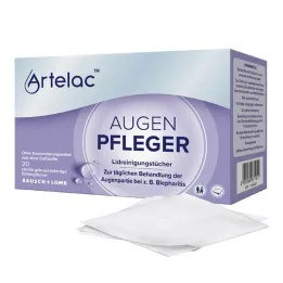 Artelac øyepleie øyelokk rengjøringsservietter, 20 stk