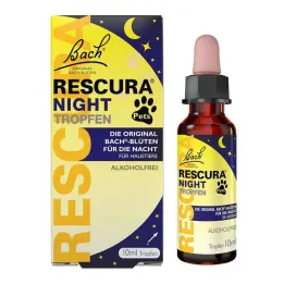 Bachblomster Original Rescura Night Pets dråper alkoholfri, 10 ml