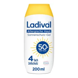 Ladival allergisk hud solbeskyttelsesgel LSF 50 + , 200 ml