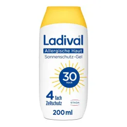 Ladival allergisk hud solbeskyttelsesgel LSF 30, 200 ml