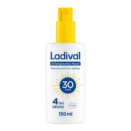 Ladival allergisk hud solbeskyttelsesspray LSF 30, 150 ml