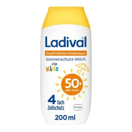 Ladival sensitiv barnehudmelk LSF 50+, 200 ml