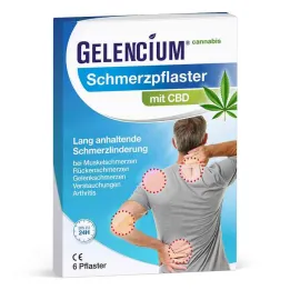 Gelencium smerteplaster med CBD (6 stk)