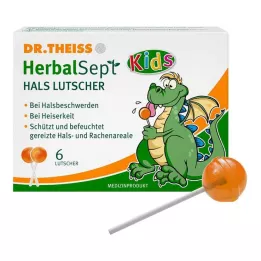DR.THEISS HerbalSept Neck Lollipops Kids 6 stk godteri, 6 stk