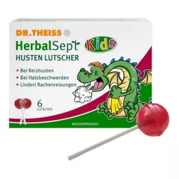 DR.THEISS HerbalSept Hoste Lollipops Kids, 6 stk