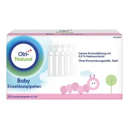 OtriNatural Baby enkeltdosepipetter, 20X5 ml