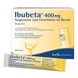 Ibubeta 400 mg mikstur i en pose, 20 stk