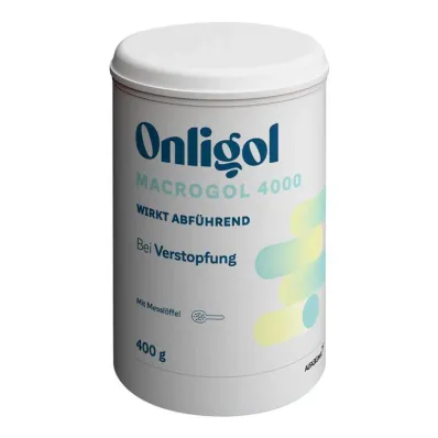 Onligol Macrogol 4000 pulver for å lage e.solution boks, 400 g Onligol Macrogol 4000 pulver for å lage e.solution boks, 400 g