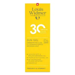 Widmer sun Gel 30 uten P., 100 ml