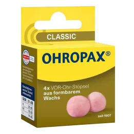 Ohropax Klassisk voks foran øreproppene, 4 stk