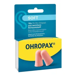 Ohropax myke skum i øreplugger, 10 stk