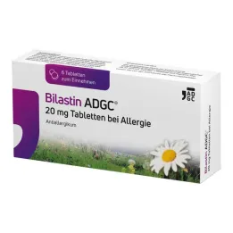 Bilastin ADGC 20 mg tabletter for allergi, 6 stk