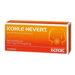 Charcoal Hevert tabletter, 30 stk