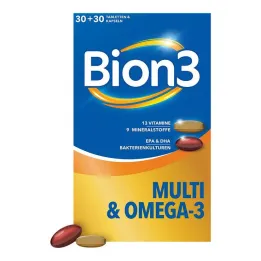 BION3 Multi + Omega-3 kombinasjonspakke, 2x30 stk