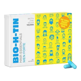 Bio-H-Tin Hair Essentials Men Forte kapsler, 30 stk