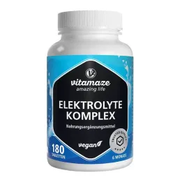 Elektrolyttkomplekstabletter med magnesium vegan, 180 stk
