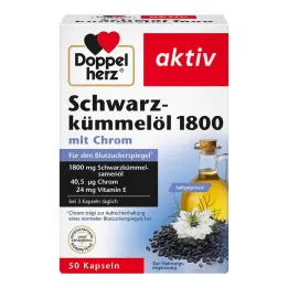 Doppelherz svart spisskummen olje 1800 kapsler, 50 stk
