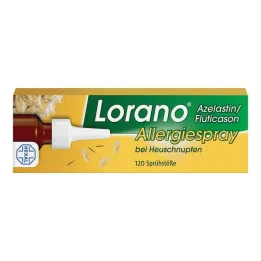 Lorano Azelastine / Flutikason allergispray mot høysnue, 23 g